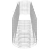 vidaXL Gabion plantenbak verhoogd 600x100x100 cm gegalvaniseerd ijzer
