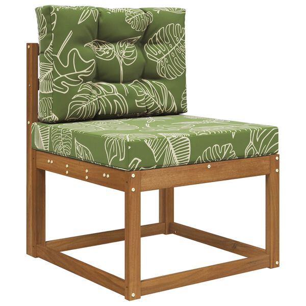 vidaXL Buiten bankkussen 2 pcs Bladontwerp Polyester