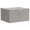vidaXL Opbergbox Nonwoven stof 43 x 34 x 23 cm 33,6 L Grijs