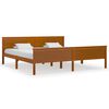 vidaXL Bedframe massief grenenhout honingbruin 200x200 cm