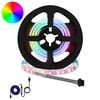 vidaXL LED-strip 2 st Zwart en transparant Koper en kunststof
