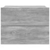 vidaXL Nachtkastjes 2 st 40x30x30 cm bewerkt hout grijs sonoma eiken