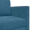 vidaXL Slaapbank 110cm Blauw Fluweel