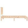 vidaXL Bedframe zonder matras massief grenenhout 100x200 cm