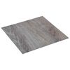 vidaXL Zelfklevende Vloerplanken Lichtbruin en Zwart 30,5 x 30,5 cm