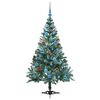 vidaXL Kunstkerstboom met 150 LED Groen 150 cm PVC en Staal