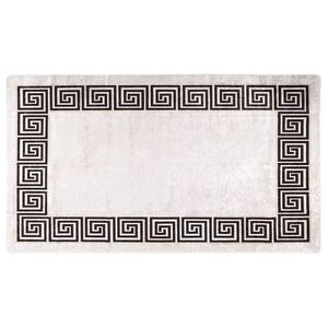 vidaXL Vloerkleed wasbaar 190x300 cm lichtbeige