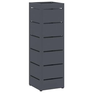 vidaXL Regen paraplu standaard Antraciet 15,5 x 15,5 x 49 cm Staal