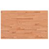 vidaXL Wastafelblad 100x60x2,5 cm massief beukenhout