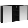 vidaXL Badkamerkastenset 3 st 116 x 16 x 62,5 cm Bewerkt hout