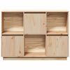 vidaXL Dressoir 110,5x35x80 cm massief grenenhout