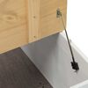 vidaXL storage box met plank Wit 78 x 78 x 45 cm Massief grenenhout