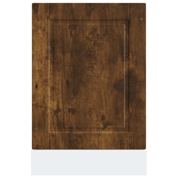 vidaXL Vaatwaspaneel Porto 45x1,5x57 cm bewerkt hout gerookt eiken