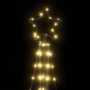 vidaXL LED-kerstboom 363 LEDs warm wit 182 cm
