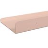 vidaXL Drijvende plank Wandgemonteerd 3 pcs Roze 40 x 9 x 2,5 cm Staal