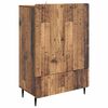 vidaXL Dressoir Oud hout 66 x 34,5 x 97 cm Bewerkt hout