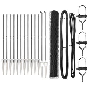 vidaXL Afrasteringspaal Grijs