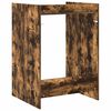 vidaXL Wasmachinekast Gerookt eiken 67,5 x 62 x 97 cm Bewerkt hout