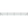 vidaXL Draadgaashek met flens 1,1x10 m groen