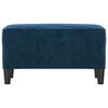 vidaXL Bankje 70x35x41 cm fluweel blauw