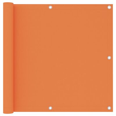 vidaXL Balkonscherm 90x600 cm oxford stof oranje