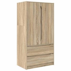 vidaXL Kast Sonoma Eiken 79,5 x 49 x 156 cm Geconstrueerd hout