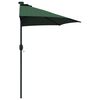 vidaXL Tuinparasol Groen 294 x 150 x 223 cm Polyester en staal