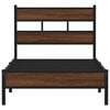 vidaXL Bedframe zonder matras bewerkt hout bruin eikenkleur 107x200 cm