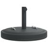 vidaXL Parasolvoet met handgrepen voor stok van &Oslash;38 / 48 mm 25 kg rond