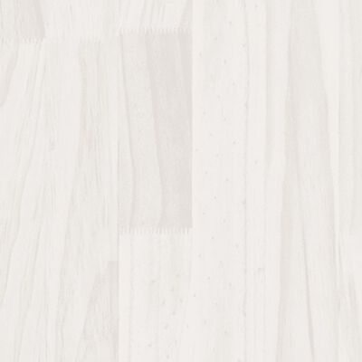 vidaXL Plantenbakken 2 st 70x31x70 cm massief grenenhout wit