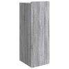 vidaXL Wandkast Grijs Sonoma 33 x 34,5 x 94 cm Bewerkt hout