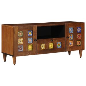 vidaXL TV-kast Walnotenhout 105 x 33 x 46 cm Massief Mango Hout