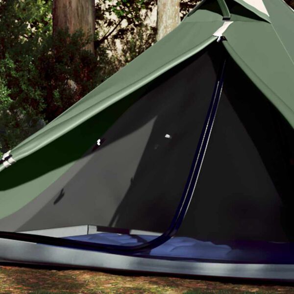 vidaXL Hangende tipi tent 1-persoons waterdicht groen