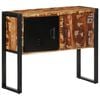 vidaXL Wandkast 90x35x75 cm massief gerecycled hout meerkleurig