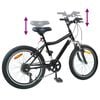 vidaXL Kinderfiets 20 Inch 6-Speed voor 6-11 jaar oud Zwart