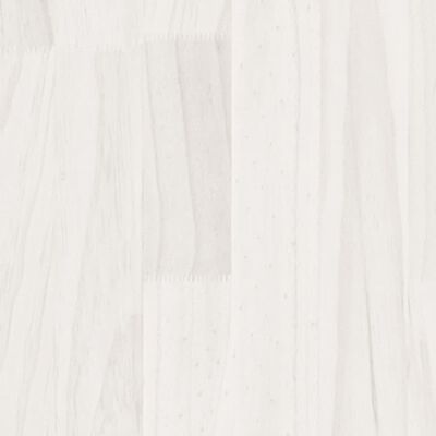 vidaXL Plantenbak 100x50x50 cm massief grenenhout wit