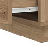 vidaXL Nachtkastje 2 pcs Artisan Eiken 39 x 34,5 x 50 cm Bewerkt hout