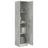 vidaXL Hoge kast Beton Grijs 35 x 39 x 168 cm