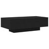 vidaXL Salontafel Zwart Eiken 100 x 49,5 x 31 cm Bewerkt hout