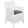 vidaXL Fauteuil Wit PP