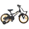 vidaXL Kinderfiets 14 Inch voor 3-5 jaar oud Oranje en Zwart