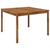 vidaXL Tuindiner tafel Naturel 110 x 108,5 x 75 cm Massief Acaciahout