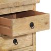 vidaXL Bureau 140x50x77 cm massief mangohout