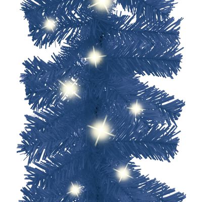 vidaXL Kerstslinger met LED-lampjes 5 m blauw