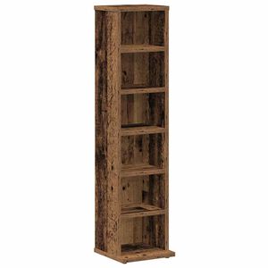 vidaXL Cd-kast 21x20x88 cm bewerkt hout oud houtkleurig