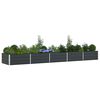 vidaXL Plantenbak Antraciet 195 x 100 x 45 cm Gegalvaniseerd staal