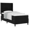 vidaXL Boxspringbed met kussen met hoofdeinde Zwart 200 x 100 cm Stof