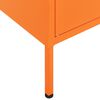 vidaXL Opbergkast 80x35x101,5 cm staal oranje