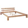 vidaXL Bedframe massief eikenhout 160x200 cm