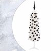 vidaXL Smalle kunstkerstboom met kerstballen 150 cm 150 LED's Warmwit